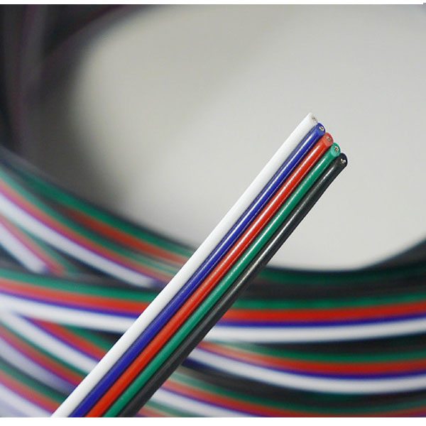 RGBW wire cable (5 Pin for 5 Channels RGBW LED strip)